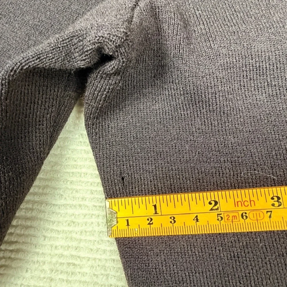Eileen Fisher Knit Straight Leg Pants Brown Elastic Waist Luxury Workwear